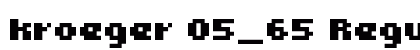 kroeger 05_65 Regular preview