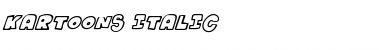 Kartoons Italic Italic Font