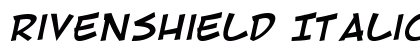 RivenShield Italic preview