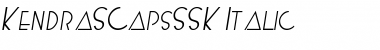 Download KendraSCapsSSK Font