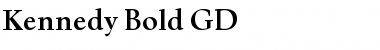 Kennedy GD Bold Font