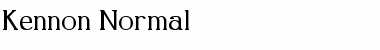 Kennon Normal Font