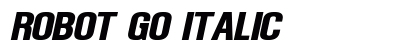 Robot Go Italic preview