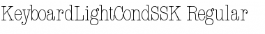 Download KeyboardLightCondSSK Font