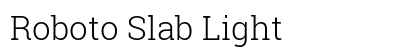 Roboto Slab Light