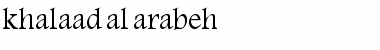 Download khalaad al-arabeh Font