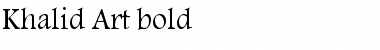 Khalid Art bold Font