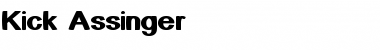 Kick Assinger Regular Font