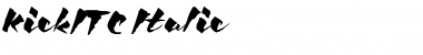 KickITC BoldItalic Font