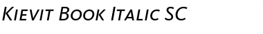 Kievit Italic Font