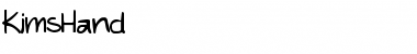 Download Kims Hand Font