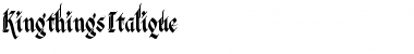 Download Kingthings Italique Font Download Kingthings Italique Font