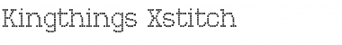 Kingthings Xstitch Regular Font