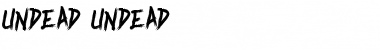 Download Undead Font Download Undead Font