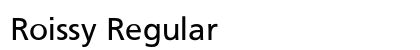 Roissy Regular preview