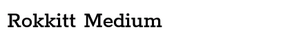 Rokkitt Medium preview