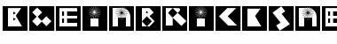 KleinBricksNegative Regular Font