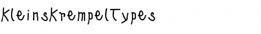 Download KleinsKrempelTypes Font