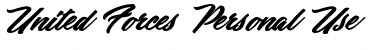 Download United Forces Personal Use Font Download United Forces Personal Use Font