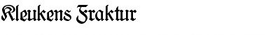 Download Kleukens-Fraktur Font Download Kleukens-Fraktur Font