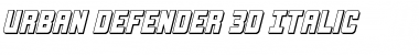 Download Urban Defender 3D Italic Font Download Urban Defender 3D Italic Font