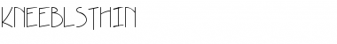 Download KneeblsThin Font