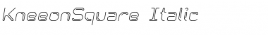 Download KneeonSquare Italic Font Download KneeonSquare Italic Font