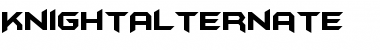 Download KnightAlternate Font Download KnightAlternate Font