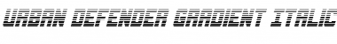 Download Urban Defender Gradient Italic Font Download Urban Defender Gradient Italic Font