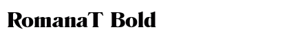 RomanaT Bold preview