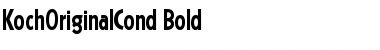 KochOriginalCond Bold Font