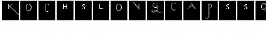 KochsLongCapsSquares Regular Font