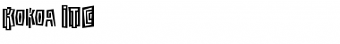 Download Kokoa ITC Font Download Kokoa ITC Font