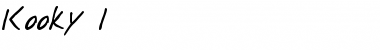 Download Kooky 1 Font Download Kooky 1 Font