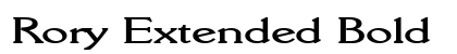 Rory Extended Bold preview