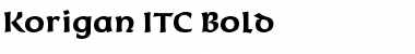 Korigan ITC Bold Font