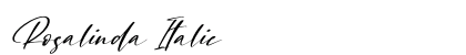 Rosalinda Italic preview