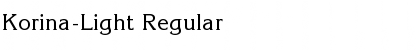 Download Korina-Light Font Download Korina-Light Font