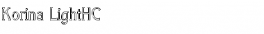 Download Korina-LightHC Font Download Korina-LightHC Font