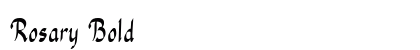 Rosary Bold preview
