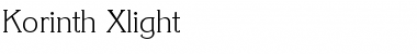Download Korinth-Xlight Font Download Korinth-Xlight Font
