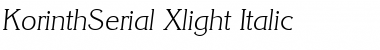 Download KorinthSerial-Xlight Font Download KorinthSerial-Xlight Font