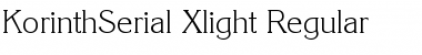 KorinthSerial-Xlight Regular Font