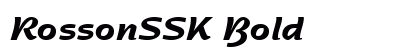 RossonSSK Bold preview