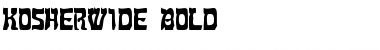 KosherWide Bold Font