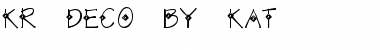 Download KR Deco by Kat Font Download KR Deco by Kat Font