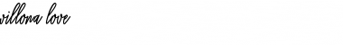 willona love Regular Font