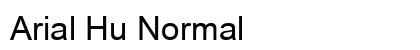 Arial Hu Normal preview