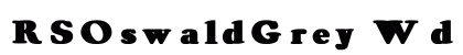 RSOswaldGrey Wd bold Bold preview
