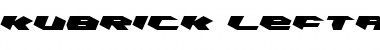 Download Kubrick Leftalic Font Download Kubrick Leftalic Font